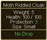 Moth Riddled Cloak (tooltip)