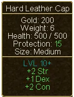 Hard Leather Cap (tooltip)