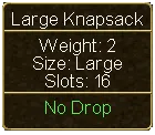 Large Knapsack (tooltip)