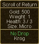 Scroll of Return: Krog (tooltip)
