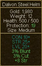 Dalvon Steel Helm (tooltip)