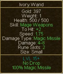 Ivory Wand (tooltip)
