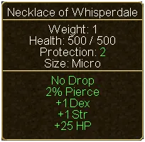 Necklace of Whisperdale (tooltip)