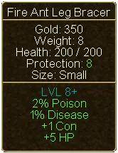 Ant Leg Bracer (tooltip)