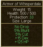 Armor of Whisperdale (tooltip)