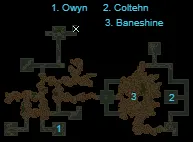 Marsh Light Cave Map