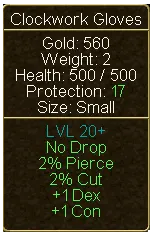 Clockwork Gloves (tooltip)
