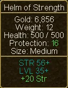 Helm of Strength (tooltip)