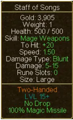 Staff of Songs (tooltip)