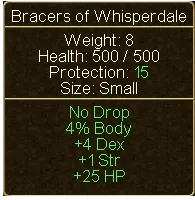 Bracers of Whisperdale (tooltip)