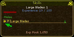 Spending the pool on a skill