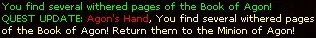 Agons Hand Quest Update 3