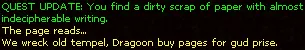 Agons Hand Quest Update 2