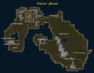 Valinor on the wiki's map